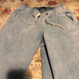 Light Blue Drawstring Pants